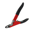 Cat Nail Clippers, Guillotine Cat Claw Trimmer with Comfort Grips, Deluxe Red - style: Deluxe