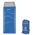 REDCAMP Kids Mummy Sleeping Bag for Camping, 3 Season Cold Weather Sleeping Bag Fit Boys,Girls & Teens, Blue/Rose Red - color: Blue with 3 Adjustable Length