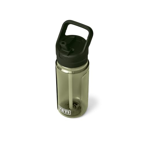 YETI Yonder 600 ml/20 oz Water Bottle with Yonder Straw Cap, Olive - color: Olive, size: 20 Ounces