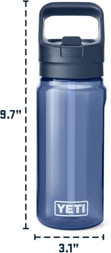 YETI Yonder 600 ml/20 oz Water Bottle with Yonder Straw Cap, Olive - color: Olive, size: 20 Ounces