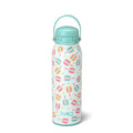 Swig Life 32oz EZ Fill Water Bottle with Straw Lid, Rally Ready | Leakproof Lid - Double Wall Insulated Stainless Steel - Lid, Straw & Lock - Cup Holder Friendly - Dishwasher Safe - color: Rally Ready, size: 32 Ounces