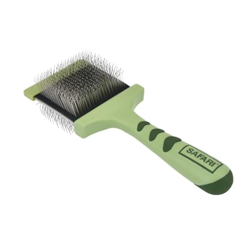 Coastal Pet Safari Dog Flexible Slicker Brush - Dog Brush for Shedding - Undercoat Rake & Grooming Tools for Small & Medium Pets - Medium - size: Medium