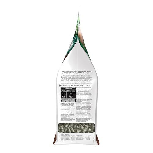 Oxbow Garden Select Adult Rabbit Food, High-Fiber Rabbit Pellets, USA, 4 Pound (Pack of 8) - size: 4 Pound (Pack of 8)