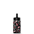 Hydrapeak NBA Officially Licensed Houston Rockets Mini 14oz Kids Stainless Steel Water Bottle with Straw Lid & Flexible Handle, Double Wall Insulated, Spill Proof, Perfect for Back to School - color: Houston Rockets