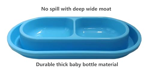 Ant Proof No Spill Cat Dog Pet Bowl 32 Oz Spill Proof Food Water Bowls Dish for Small to Medium Size Dogs Cats by With You6688