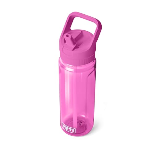 YETI Yonder 750 ml/25 oz Water Bottle with Yonder Straw Cap, Wildflower Fuchsia - color: Wildflower Fuchsia, size: 25 Ounces