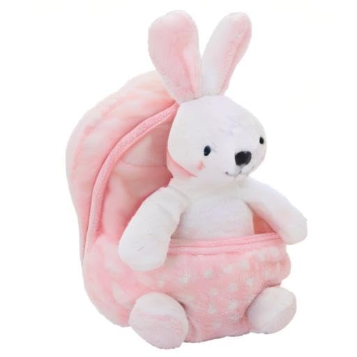 Easter Stuffed Animal - 6 inch - Surprise Zip up Egg Hideaway Springtime Inspired Plush Toy Gift for Kids, Boys and Girls - Easter Mother's Day Birthday (New Bunny-Egg) - color: New Bunny-egg