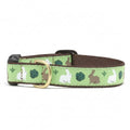 Up Country Garden Rabbit Pattern (Garden Rabbit Dog Collar, Large (15 to 21 inches) 1 Inch Wide Width) - size: Large (15 To 21 inches) 1 Inch Wide Width