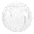 POPETPOP 4 Inch Hamster Running Ball Toy Transparent Small Pet Exercise Ball Safe Rolling Wheel for Hamsters Gerbils Chinchillas - color: White