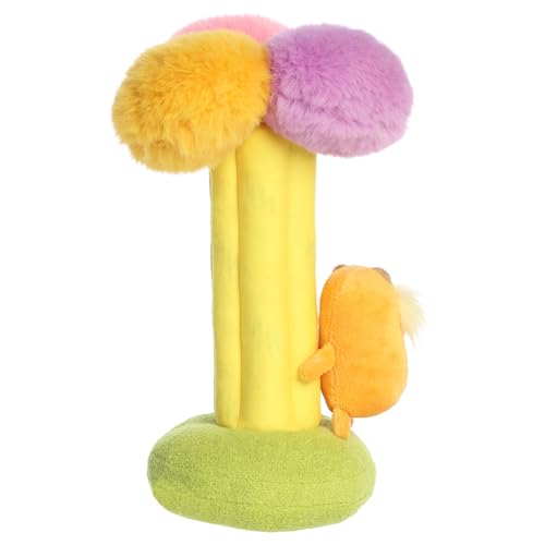 Aurora Dr. Seuss 10.5" Lorax Climbing Truffula Tree Whimsical Plush | Authentic storybook character details for fans and collectors