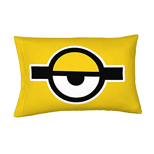 Franco Kids Bedding Super Soft Microfiber Reversible Pillowcase, 20 in x 30 in, Minions The Rise Of Gru - color: Minions the Rise of Gru