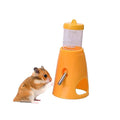 Litewoo 2 in 1 Hamster Water Bottle, Automatic Drinker and Cabin Fits Syrian Dwarf Hamster Mouse Gerbil Mice Chinchilla Small Animal (Yellow) - color: Yellow
