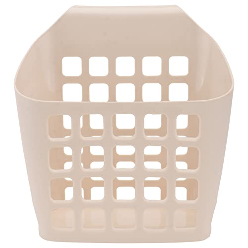 ULTECHNOVO 1pc Capacity Feeder Hanger Basket Plastic Hay Holder for Guinea Pigs Chinchillas and Animals Waste-reducing Design for Easy Feeding - color: Beige