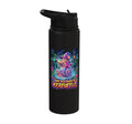 Off To Cause A Kerfuffle Wizard Mouse Riding Snail Stainless Steel Insulated Water Bottle
