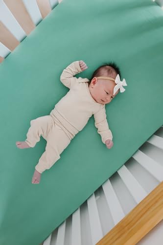 Premium Fitted Knit Crib Sheet/Toddler Sheet Leif by Copper Pearl, CP-CRSH-0129-NSZ - color: Leif