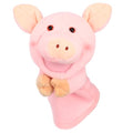 Easfan Pink Pig Hand Puppet with Movable Mouth Plush Toy for Kids 10" | Role play preschool teaching, cute Pig stuffed animal, creativity imagination, Easter Christmas birthday holiday gift - style: Pig