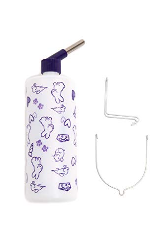 Lixit Weather Resistant Water Bottles for Rabbits, Ferrets, Guinea Pigs, Hamsters, Rats, Mice and Other Small Animals. (32 Ounce)