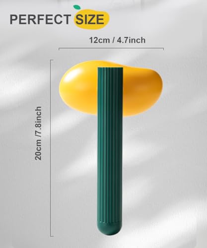 Cat Brush for Shedding, Mango Cat Brushes with Gentle Bristles and Release Button, Gentle Self Cleaning Pet Brush for Indoor Cats and Dogs Daily Grooming Tool During Shedding Season - color: Dark Mangop