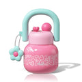 22 oz Tote Insulated Water Bottle with Handle, Leakproof, Heart | Cute design with durable 316L stainless steel, dual sip, keeps drinks hot or cold longer, travel and everyday hydration - color: Heart