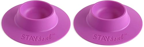 Tip-Proof Ergonomic Pet Bowl for Guinea Pig and Other Small Pets, 1/4-Cup Small Size, Lilac (Purple) (Pack of 2) - size: Small 1/4 cup (Pack of 2)