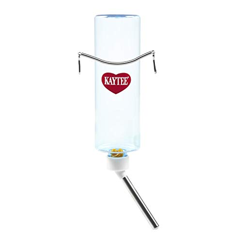 Kaytee Clear View Water Bottle for Pet Guinea Pigs, Rats and Chinchillas, 16 oz - size: 16 oz (Pack of 1)