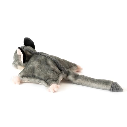 The Petting Zoo Sugar Glider Stuffed Animal Plushie, Gifts for Kids, Wild Onez Wildlife Animals, Sugar Glider Plush Toy 9 inches