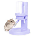 Hamster Water Bottle No Drip, 4oz Glass Small Animal Water Dispenser,Purple | Leakproof Guinea Pig Water Bottle with Adjustable Stand for Glass Tank, Cage, Habitat, for Hamster Gerbil Chinchilla Hedgehog - color: Purple