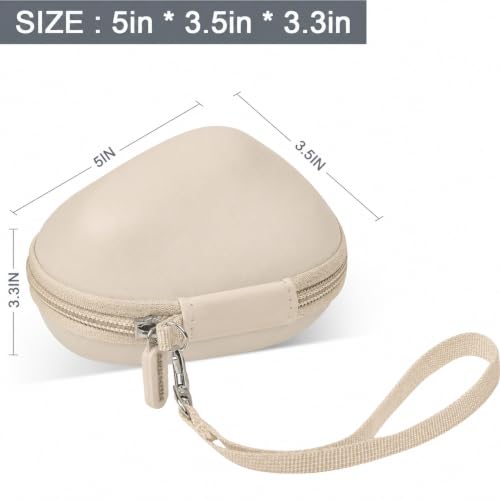ANKHOH Case for Logitech Lift Vertical Ergonomic Mouse, Khaki | Hard EVA case for Wireless Bluetooth Upright Device, Made for Daily Storage and Travel Protection, Bag Only - color: khaki