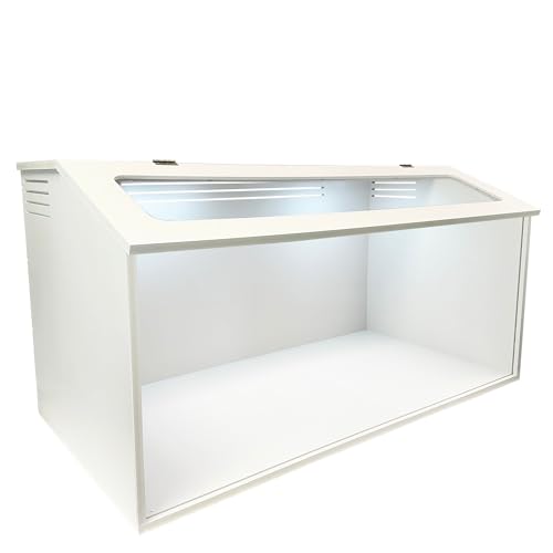 Sahara Cage - Unique & Modern Cage for Hamsters, Gerbils, Degus, Rats, Hedgehogs, Reptiles, and Other Small Animals (Small) - size: Small