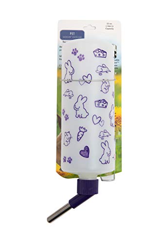 Lixit Weather Resistant Water Bottles for Rabbits, Ferrets, Guinea Pigs, Hamsters, Rats, Mice and Other Small Animals. (32 Ounce)