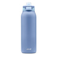 Ello Pop & Fill Insulated Stainless Steel Water Bottle with Quick Fill Lid, Leakproof Locking, Sip or Chug Spout, BPA-Free, Double Wall Vacuum Insulated for Sports, Travel & School- 22oz / 32oz / 40oz - color: Raincloud, style: 32oz