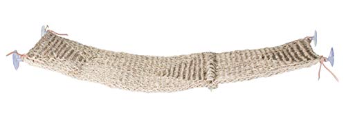 PENN-PLAX Reptology Lizard Lounger Bridge – 100% Natural Seagrass Fiber – Great for Bearded Dragons, Anoles, Geckos, and Other Reptiles – Extra-Extra Large