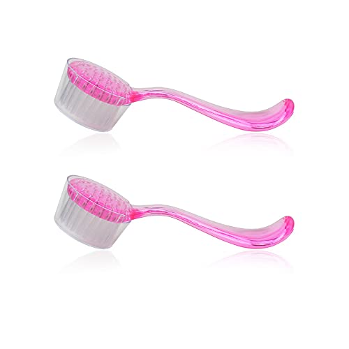 2Pcs Hamster Brush and Comb, fit Guinea Pig, Ferrets, Rats, Bunny - color: Pink