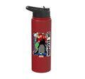 Sonic the Hedgehog - In the Zone - Dr. Eggman Stainless Steel Insulated Water Bottle - color: Red