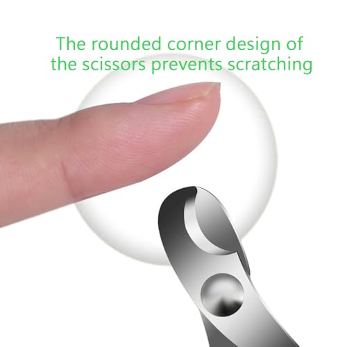Cats & Dogs Pets Nail Clippers & Trimmers Rabbit Nail Clippers cat Nail Clippers for Indoor Cats cat Claw Clippers with Safety Guard Professional Grooming Tool for Cat Kitten(Green) - color: Green