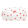 PAZIMIIK Cozy Makeup Bag for Women,Zipper Cosmetic Pouch,Gauze Heart | Soft Cosmetic Organizer for Makeup,Skincare,Toiletries,Daily Beauty Essentials,Purse,On-the-Go,Bridesmaid Gifts - color: Gauze Heart