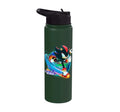 Sonic the Hedgehog - Racing Around the World Shadow Stainless Steel Insulated Water Bottle - color: Dark Green