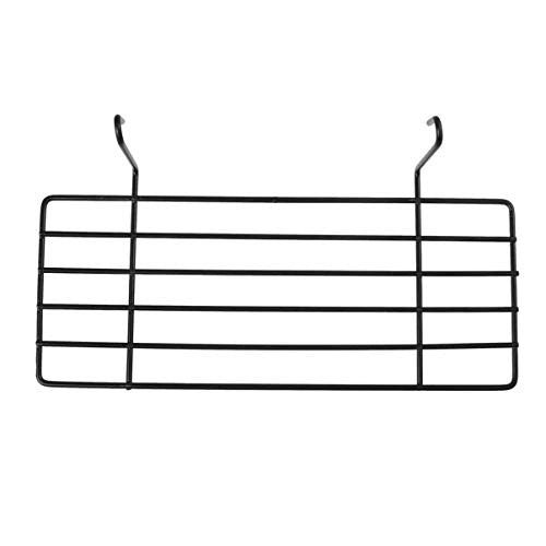TEHAUX Bird Perch, Bird Cage Grid Perch Parrot Platform Grid Frame Parrot Stand Shelf for Cage Playground s Toys Standing for Parakeet Cockatiel - Black 1pc - color: Black