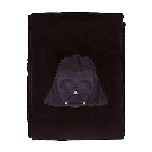 NoJo Star Wars Darth Vader Black Super Soft Character Shaped Toddler Blanket - color: Darth Vader