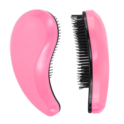 Small Dog Brushes, Grooming Brushes Puppies Hair Remover (Pink, 2 Pcs) - color: Pink