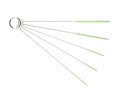 10" Extra Long Tube Brush Set - Small 5 Pack - Green | Flexible nylon straw brushes for bottles, cleaning straws, pipe cleaners, glass, keyboard, detailing and deep cleaning - color: Green, size: Small 5 Pack (2mm 3mm 4mm 5mm 6mm)