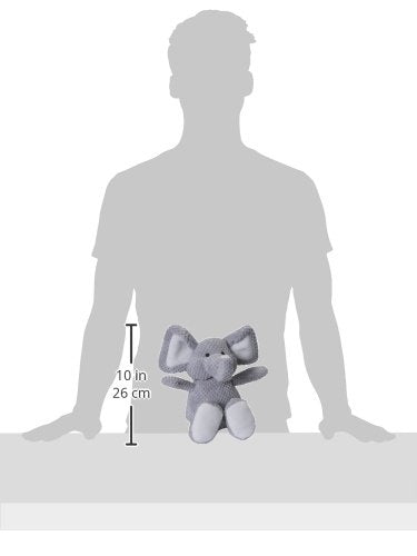 goDog Checkers Elephant Squeaky Plush Dog Toy, Chew Guard Technology - Gray, Large (Pack of 6) - color: Checkers - Elephant (Gray), size: Large (Pack of 6)