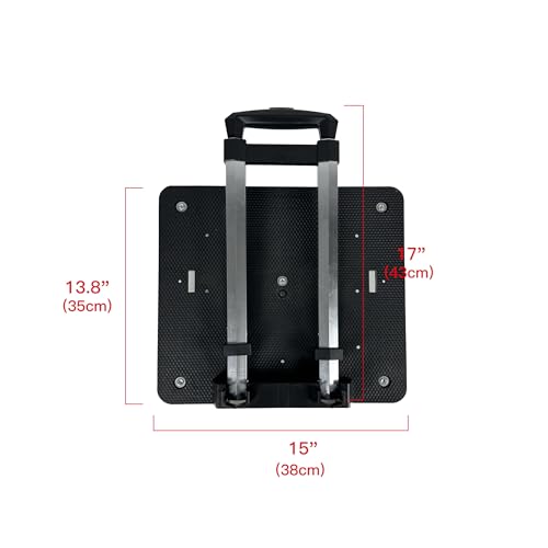 Mr. Peanut's Spinner Wheelbase Luggage Cart, Adding Rolling Functionality to Bags & Pet Carriers