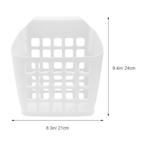 ULTECHNOVO Bunny Hay Feeder Hanging Manger for Rabbits Guinea Pigs and Chinchillas Anti-Waste Cage Mounted Grass Holder Deep Feeding Rack 9.44 X 8.26 X 3.74 in - color: White