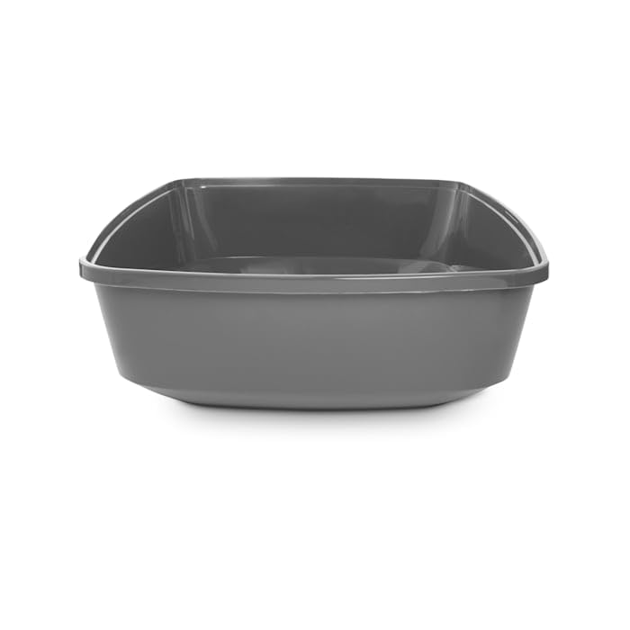 So Phresh by Petco Open Cat Litter Box Charcoal Large 19.5" L X 14.8" W X 4.3" H