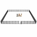 Thickened Outdoor Dog Fence, 32" H, 48 Panels for Yard & Camping | Easy Setup, Flexible Layouts, Thickened Panels, Heavy-Duty, for Medium & Large Dogs and Farm Use, Patented - size: 32" height, style: 48 Panels