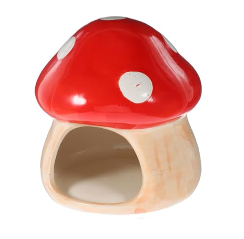 Hamster House Ceramic Hamster Hideout Gerbil Hideout Cave for Dwarf Hamsters and Small Animals