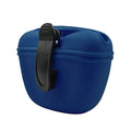 RoyalCare Silicone Dog Treat Pouch-Small Training Bag-Portable Dog Treat Bag for Leash with Magnetic Closure and Waist Clip[US Design Patent] - color: dark blue