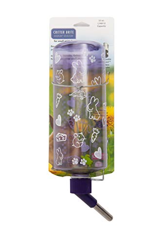 Lixit Critter Brite Water Bottles for Rabbits, Ferents and Other Small Animals (Purple), 30-0533-A32 - color: Purple, size: 32 Ounce