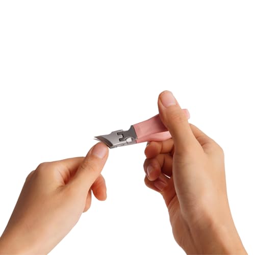 Angled Nail Clippers Pink Eagle Beak Oblique Slanted Curved Thick Professional Nail Clippers for Women Adult Men Ingrown - style: Classic